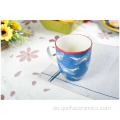 Büro Haushaltskaffee einfache Hausfarbe Keramik Tasse